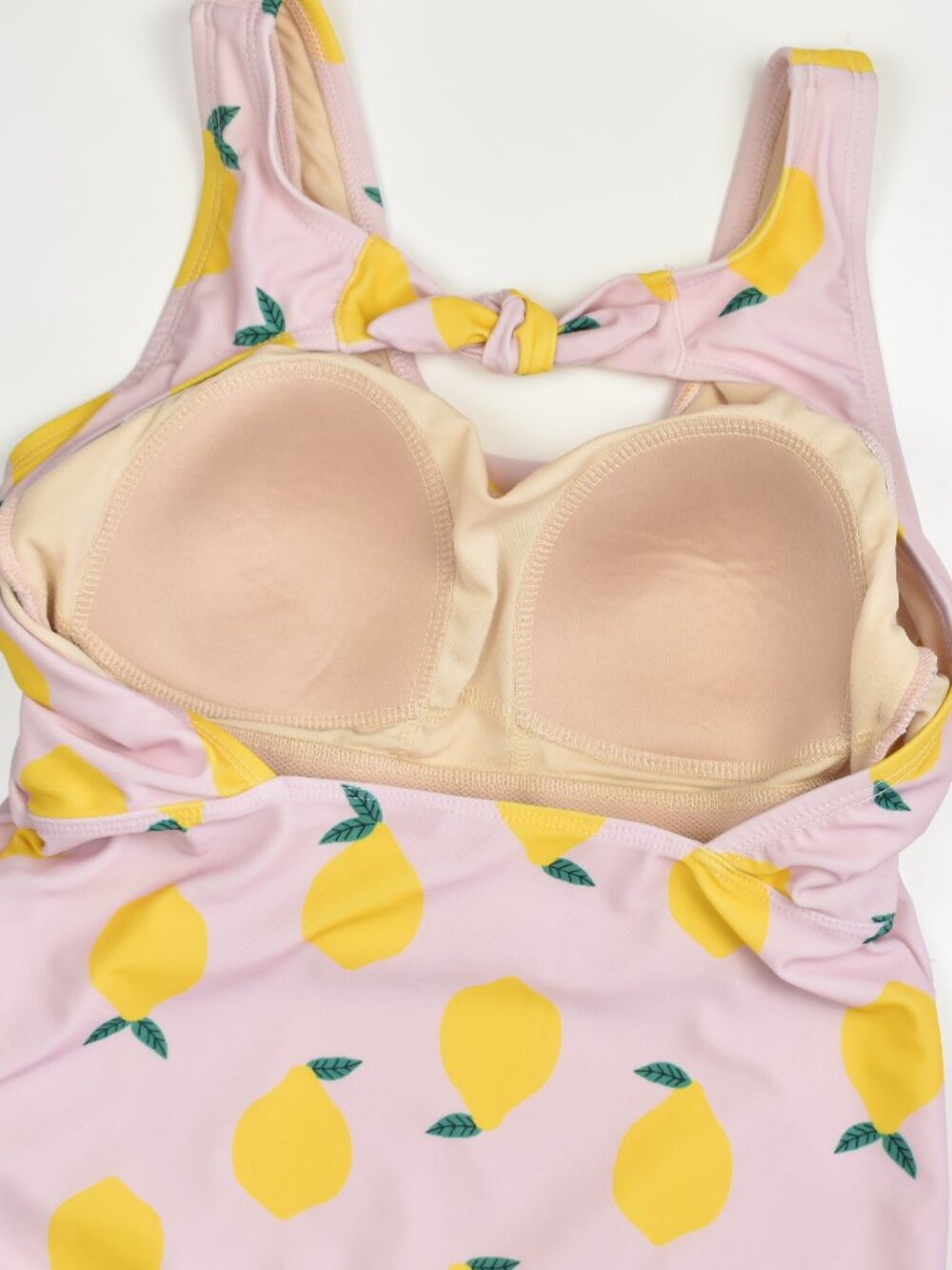 Lime Ricki Lemon Print One-Piece Swimsuit - M - Picture 6 of 7